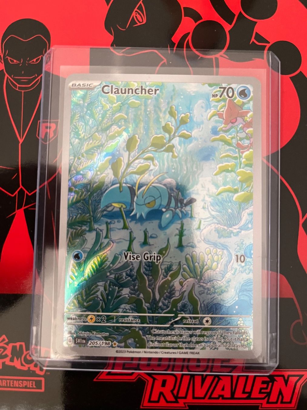 Pokémon Sammelbilder & Trading cards: Pokémon -Clauncher 205/198 – Neu (gemäss Beschreibung) aus Sirnach von mar_2bxd