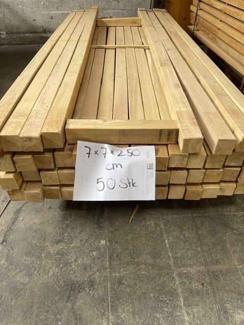 Articoli in legno: Weidepfähle Akazien/Robinien vierkant 7x7x250cm – Nuovo e nell'imballaggio originale da Döttingen venduto da Comu7700