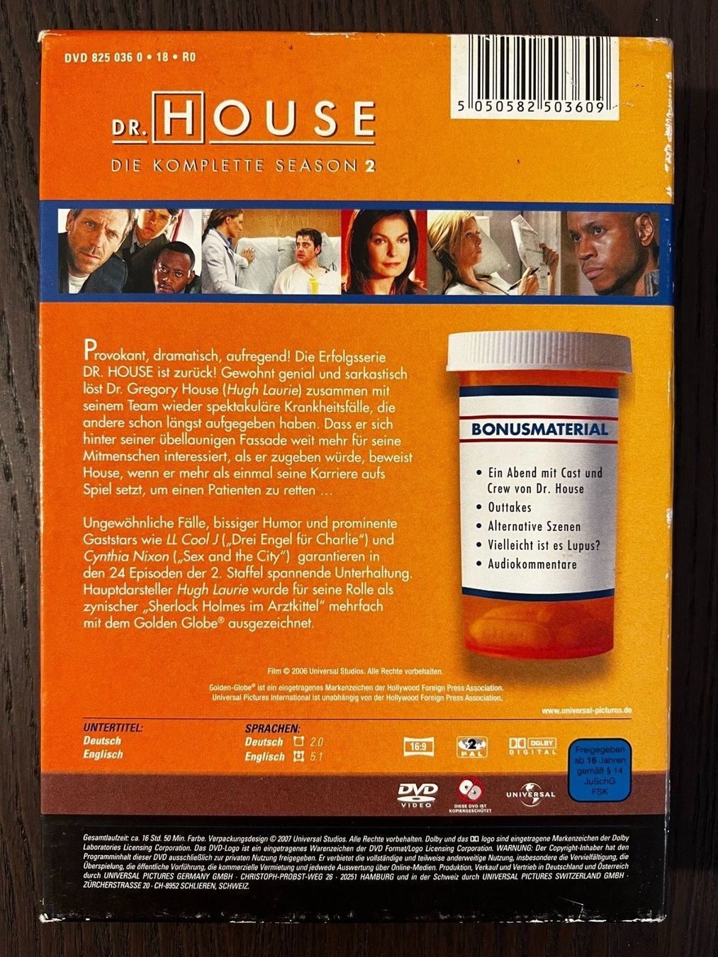 Tutti i DVDs: Dr. House Staffel 2 – Usato da Zürich venduto da FilmFreunde 1