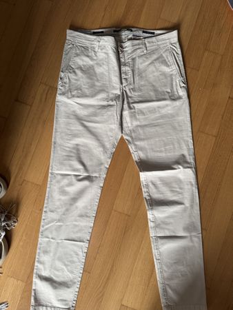 Men's Beige Chinos 32/32 - Alberto