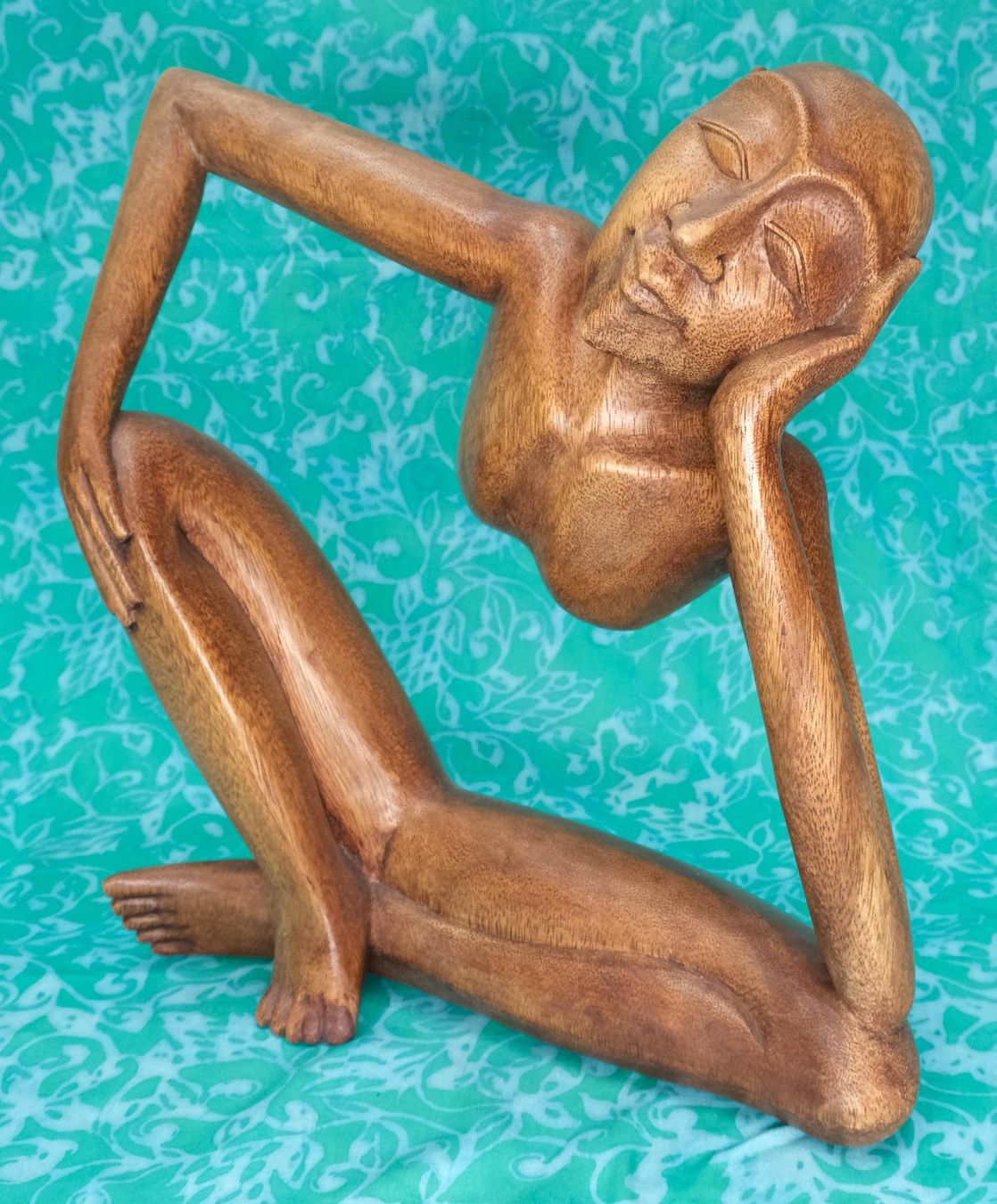 Figuren: Träumer, Figur aus Holz, 32cm – Gebraucht aus Zürich von Masala-Oase