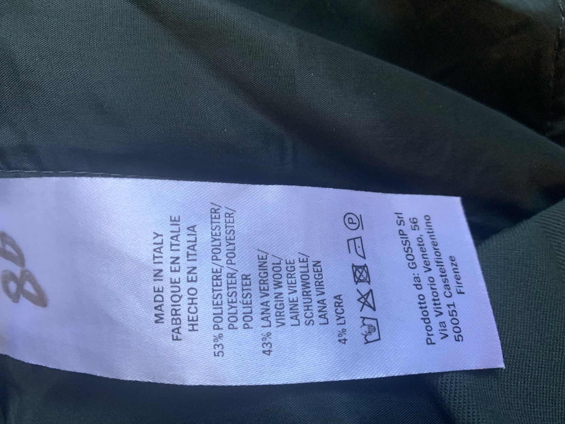 Pantaloni: Neu Hose Wolle  von Antonelli gr 36 – Nuovo e nell'imballaggio originale da Nuglar venduto da Korsika2 5
