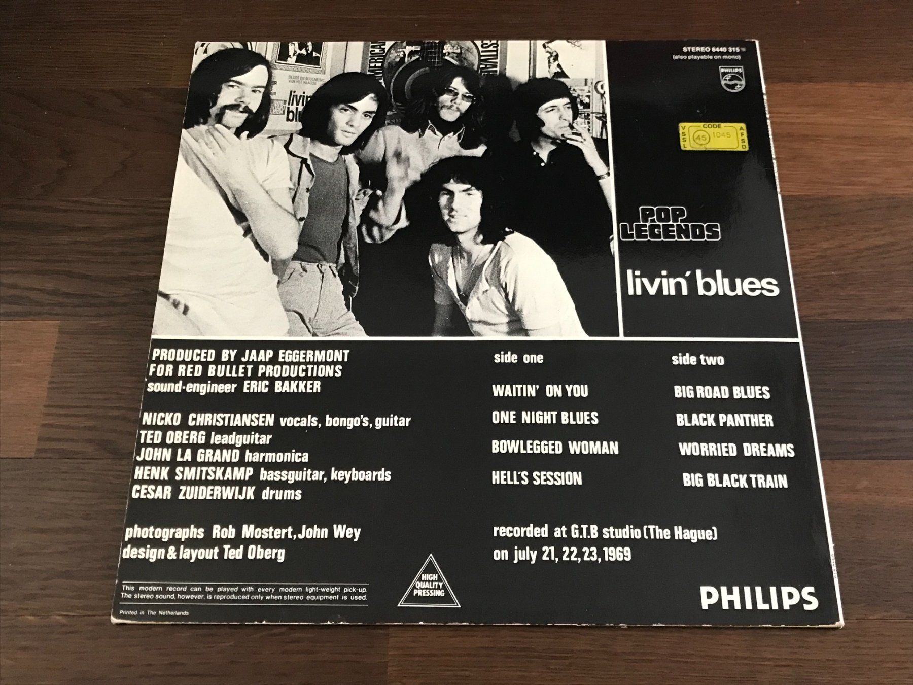 Vinyles: LIVIN' BLUES - Hell's Session – D'occasion à Buchs AG par Archie 1