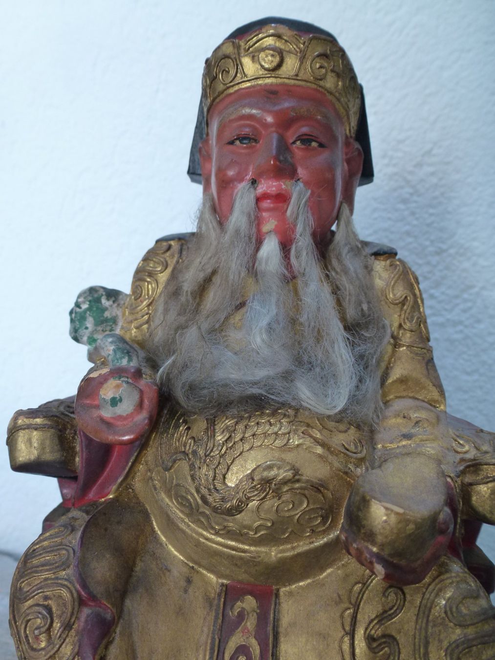 Skulpturen & Statuen: Holzfigur Herrscher Kaiser China Qing – Gebraucht aus Esslingen von eintagammeer 3