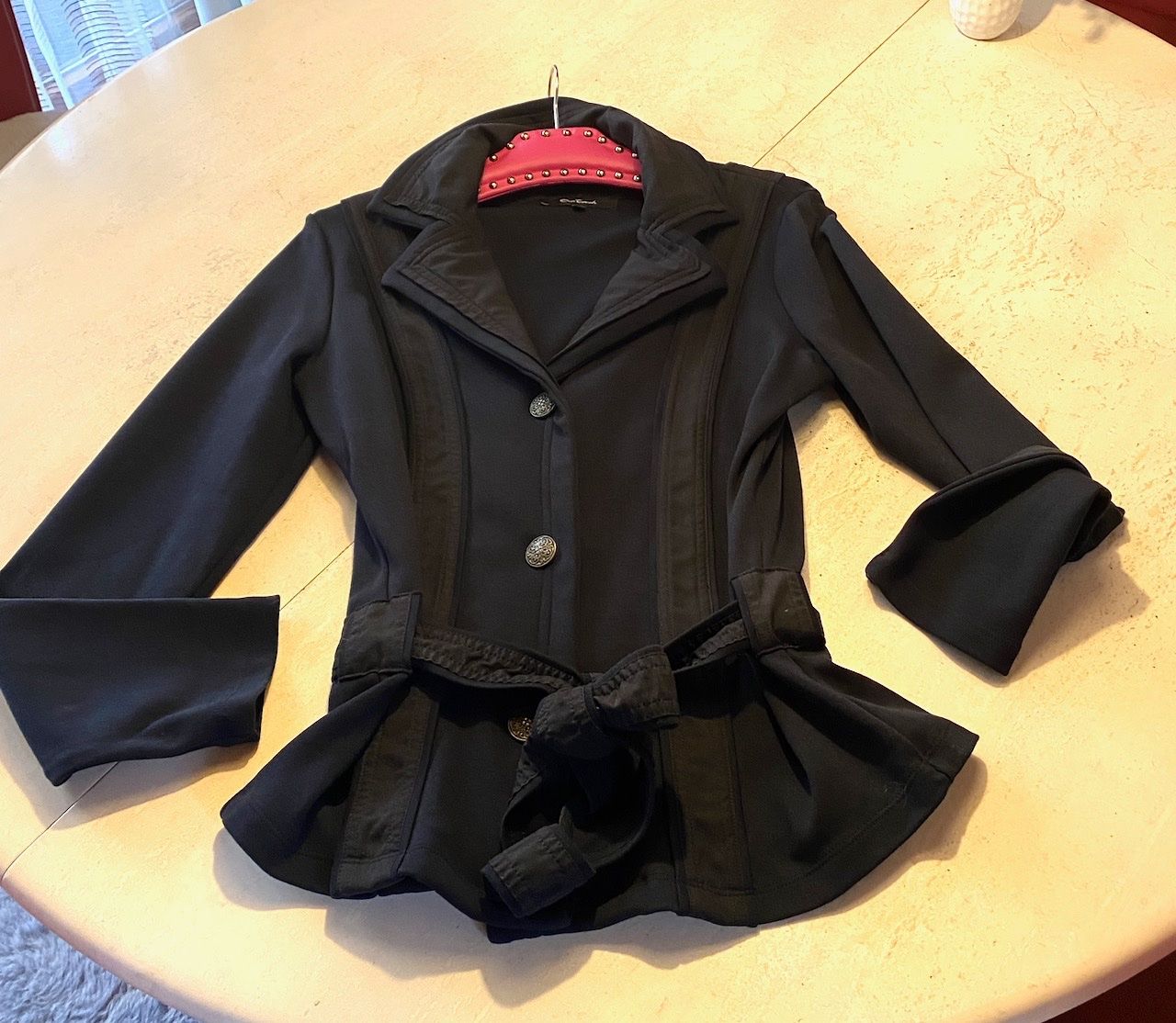 Giacche: Damen Jacke Gr. 40, schwarz, 100% Baumwolle – Nuovo (secondo la descrizione) da Uster venduto da ros_pym8