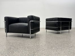 Cassina LC3 Sessel von Le Corbusier, frühe 1960er Jahre