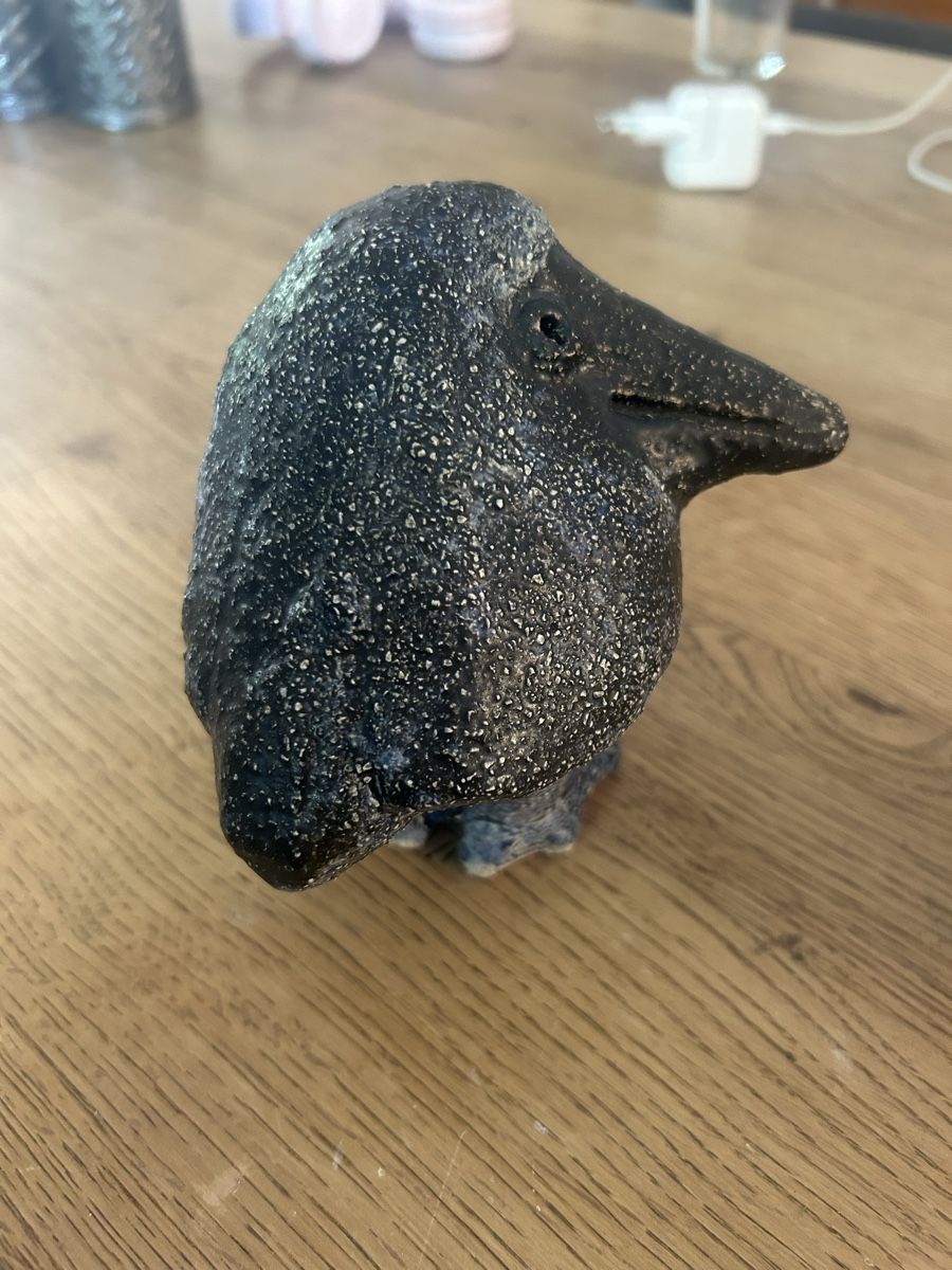 Tutte le decorazioni: Keramik-Figur Vogel Ueli Schmutz  – Usato da Bern venduto da miafilippa01 1