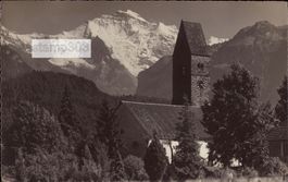 AK Unterseen - Interlaken - Jungfrau