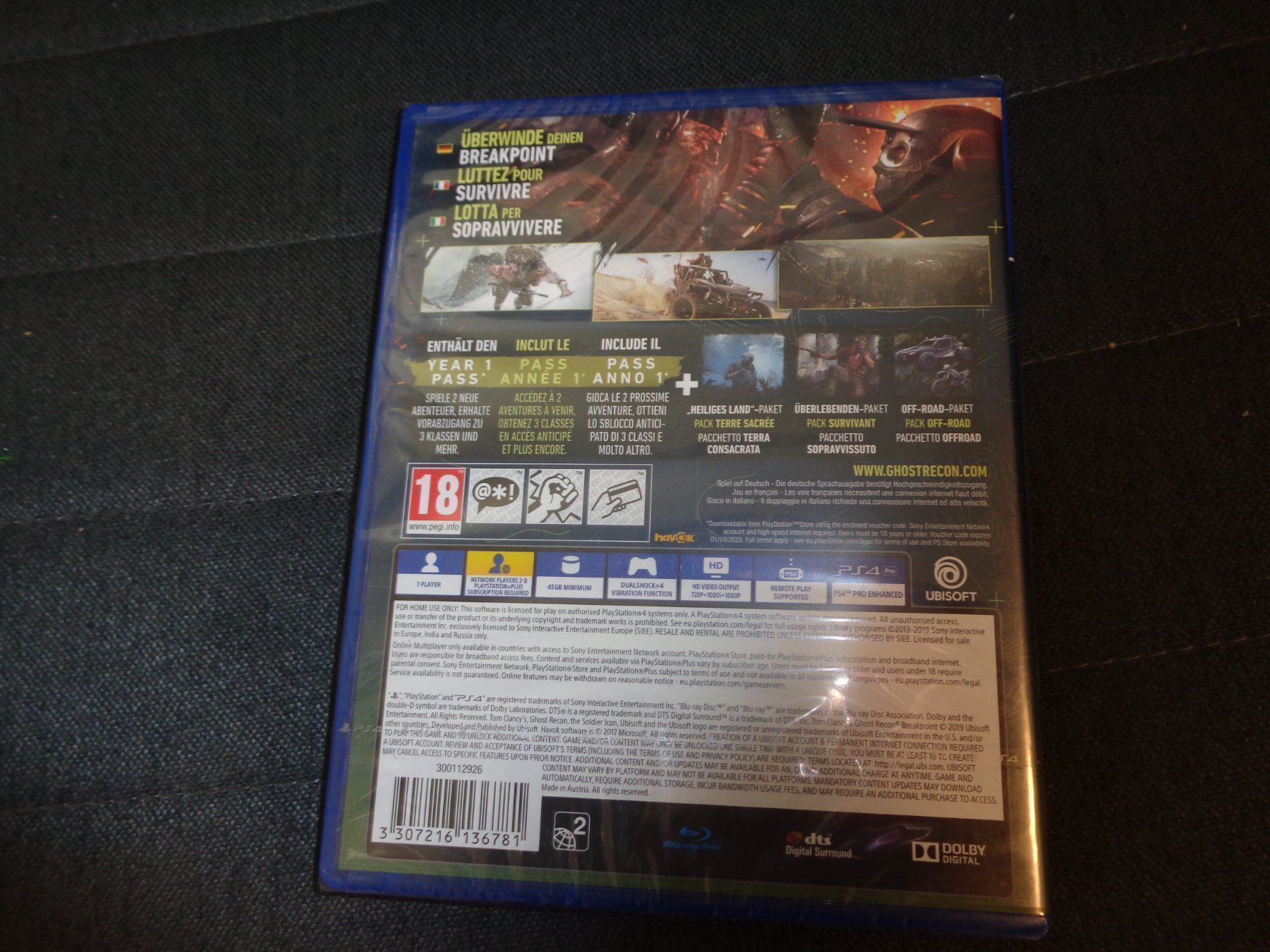 Spiele: Ghost Recon - Breakpoint PS4 NEUWARE – Neu und originalverpackt aus Olten von Disc-Ausverkauf 1