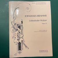 Brahms: Liebeslieder Walzer Opus 52 Klavierauszug gebraucht