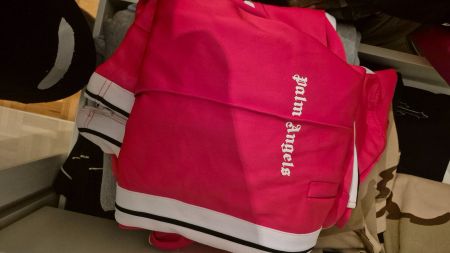 Palm Angels red tracksuit pants