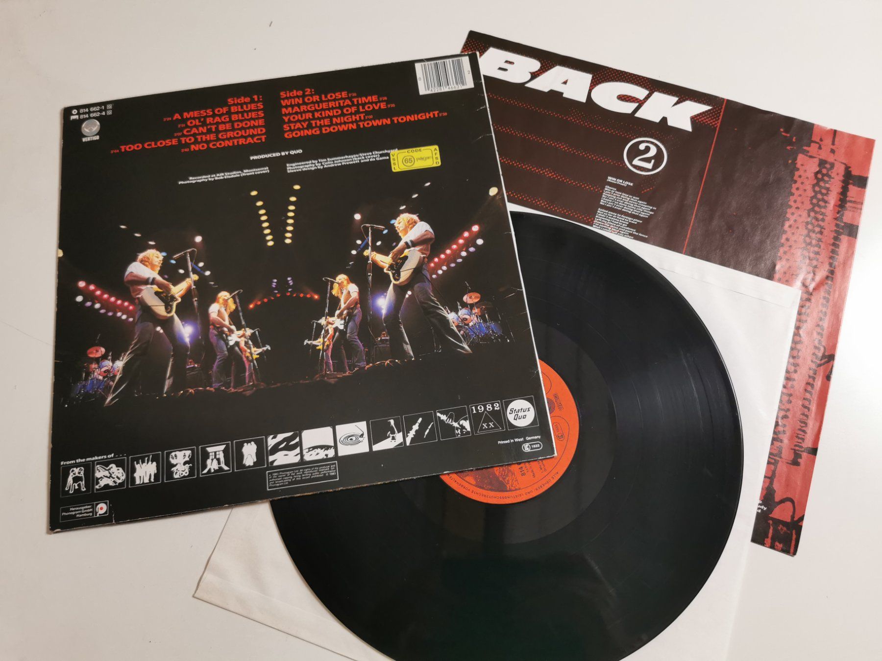Vinyles: STATUS QUO -  BACK TO BACK – D'occasion à Grafenried par House-of-Oldies 1