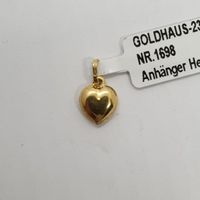 Echt 18K Gold - Herz Anhänger