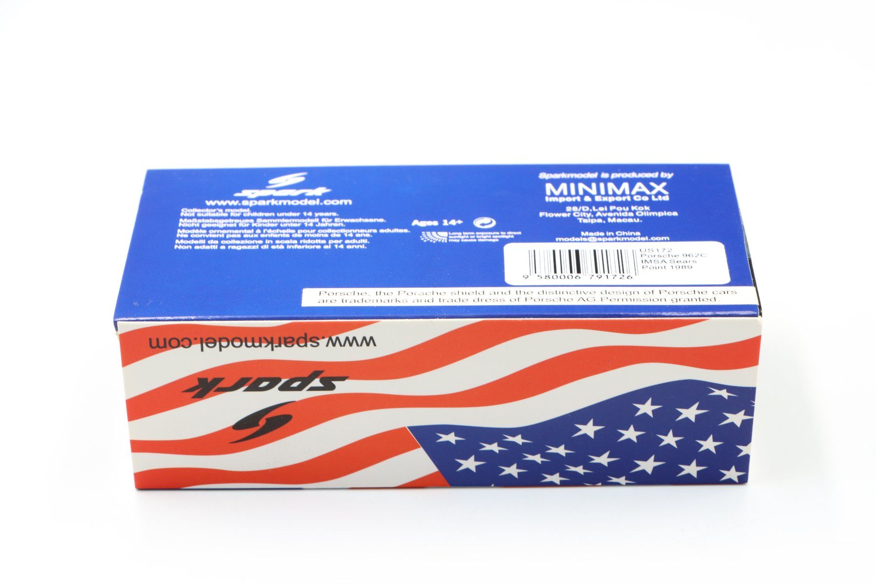 Porsche Modellini d'auto: Porsche 962C IMSA Soars Point 1989 1:43 Spark – Nuovo e nell'imballaggio originale da Bühl b.Aarberg venduto da modelldiecast 2