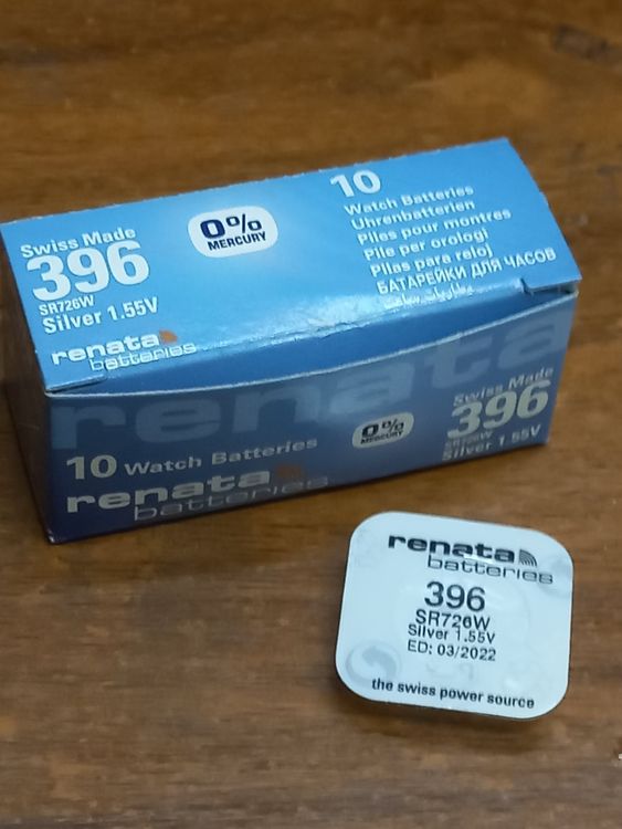 10 UHRENBATTERIEN RENATA 396 - 03/2022 - SR 726 - W | Kaufen auf Ricardo