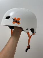 Stokke Kinderhelm Gr. M (55–58 cm)  – Weiss -guter Zustand