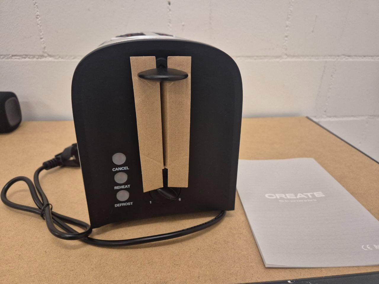 Elettrodomestici da cucina: Neuer Create Design Toaster Edelstahl Retro – Nuovo e nell'imballaggio originale da Volketswil venduto da CinziaVolki 1