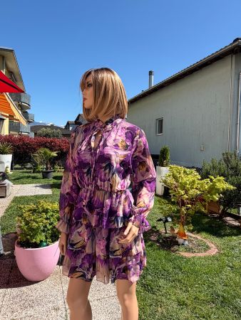 Sommer Kleid (GR. M) Blu Royal