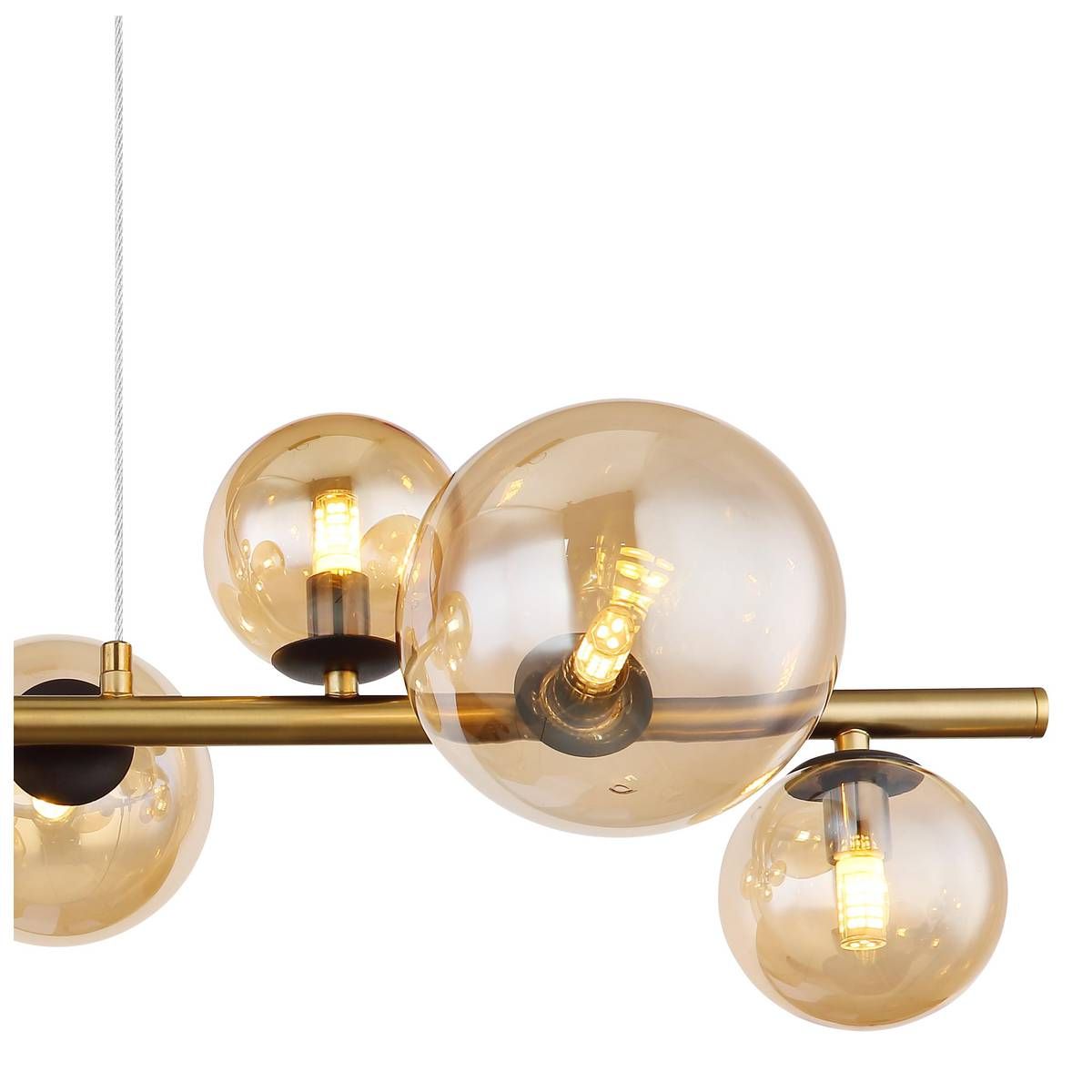 Lampadari & plafoniere: LED Pendelleuchte, Glas, 87 cm x 36 cm – Nuovo (secondo la descrizione) da Kreuzlingen venduto da Smart-Light 7