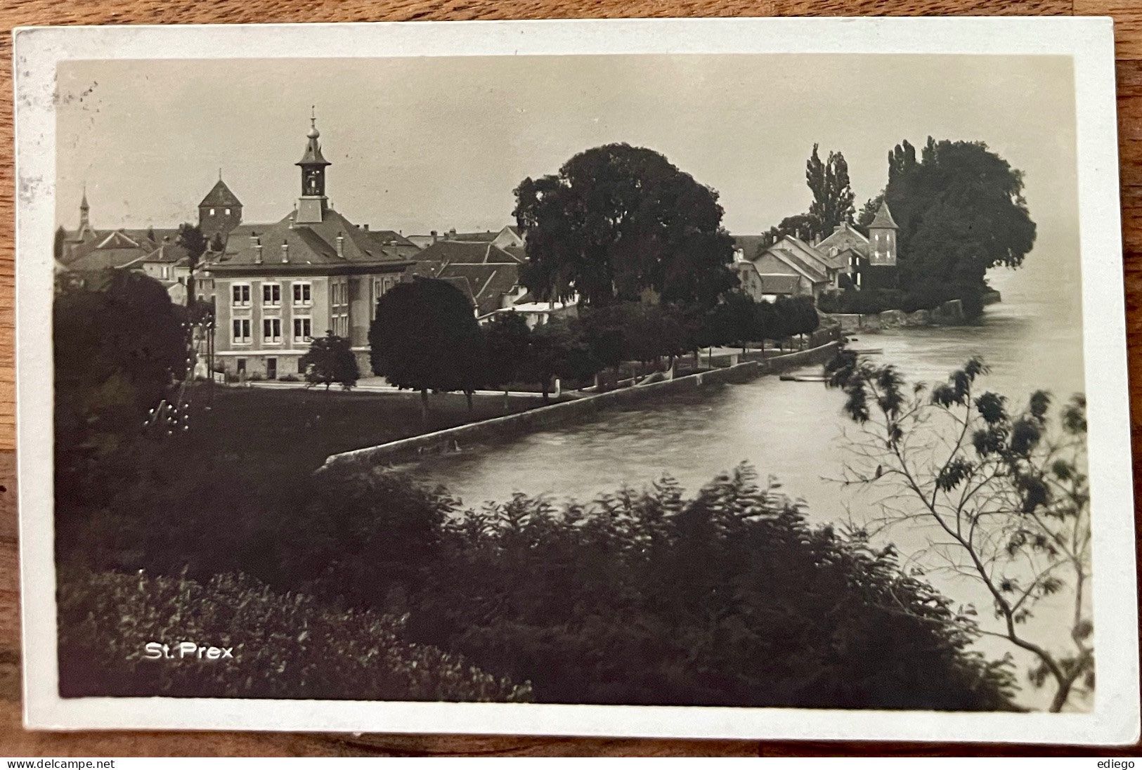 Ansichtskarten: ST. PREX - Le collège 1924 – Gebraucht aus Lutry von Ediego