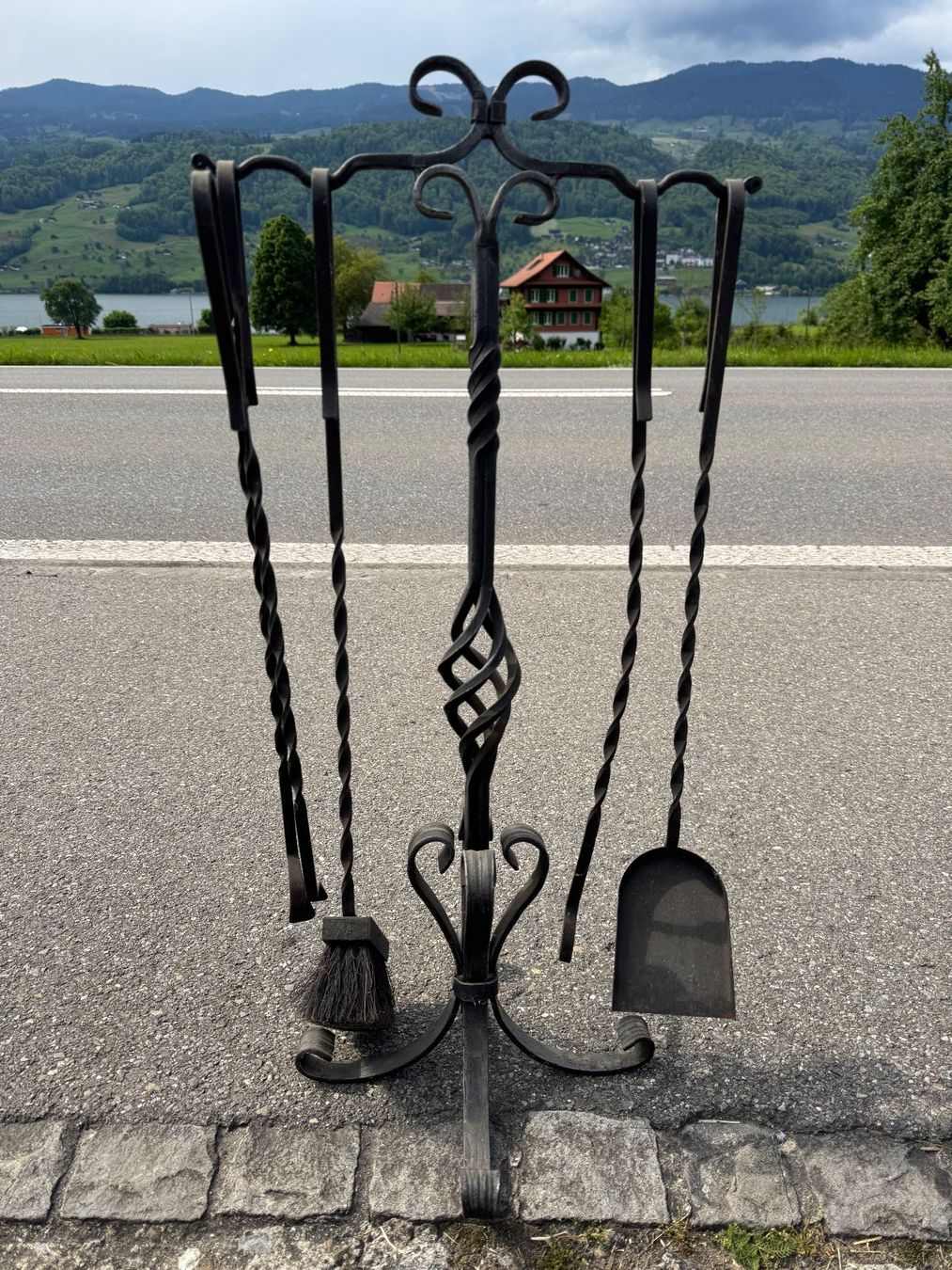 Cheminée-Besteck, Kaminbesteck, Schmiedeeisen (Gebraucht) in Sachseln für CHF 45 – mit Lieferung auf Ricardo kaufen
