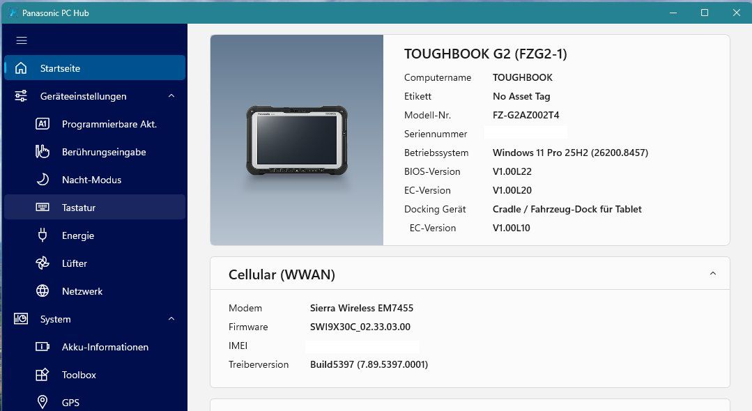 Panasonic Tablet PC: Panasonic Toughbook FZ-G2 – Usato da Stein am Rhein venduto da Yltsa 5