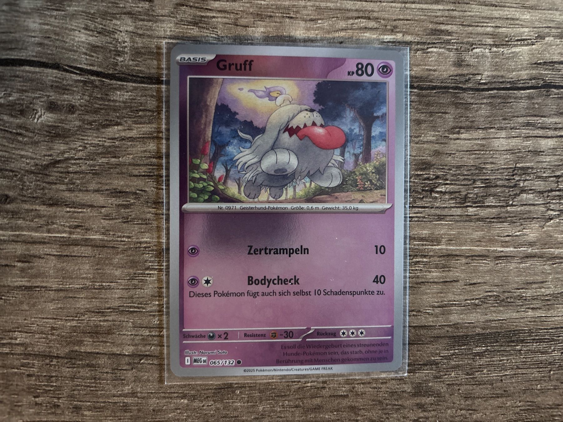 Pokémon Carte collezionabili: Gruff (MEG DE) NM – Nuovo (secondo la descrizione) da Frutigen venduto da swissTCGworld