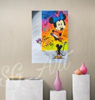 Acrylbild Micky und Minnie Mouse Disney Comic Unikat