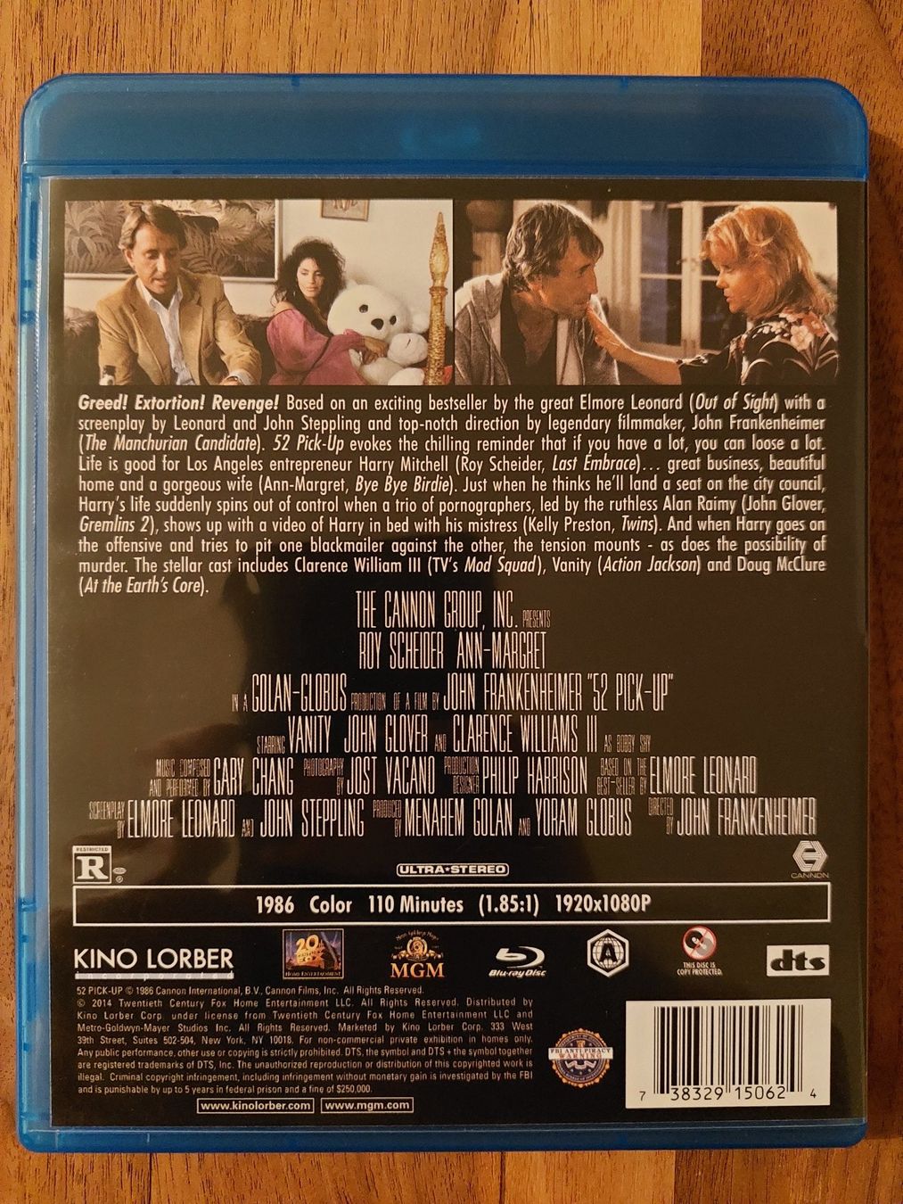Alle DVDs: Blu Ray - 52 Pick-Up (1986)  / US-Code A – Gebraucht aus Rheinfelden von FilmAuktion 1
