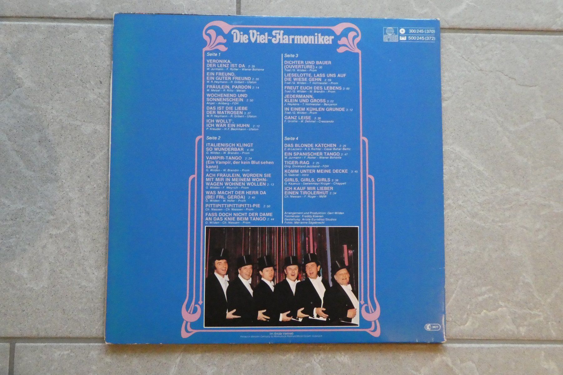 Vinyles: Die Viel-Harmoniker LP – D'occasion à Andelfingen par Annegret06 1