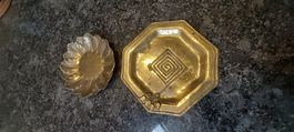 2 Schalen Messing