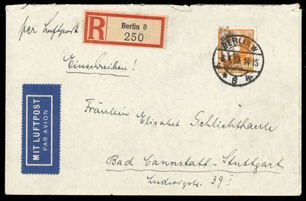 Tutti i francobolli: Deutsches Reich Michel-Nr. 536 – Usato da Koblenz venduto da Himmelsreiter