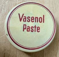 Alte kleine Blechdose für Verkaufsladen VASENOL Paste