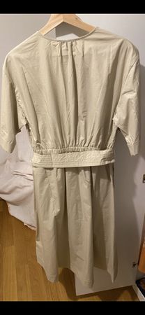 Robe femme beige coton taille 40 neuve avec étiquette