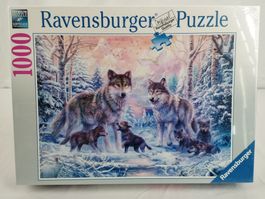 RAVENSBURGER Puzzle Arktische Wölfe 1000 Teile