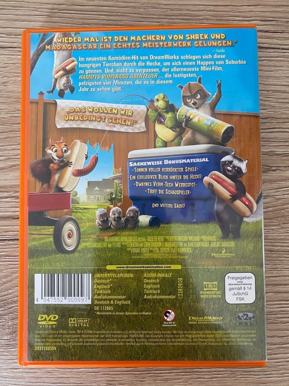 Tutti i DVDs: DVD Ab durch die Hecke – Usato da Glattbrugg venduto da riseca 1