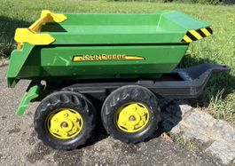 John Deere Anhänger Grüngelb guter Zustand