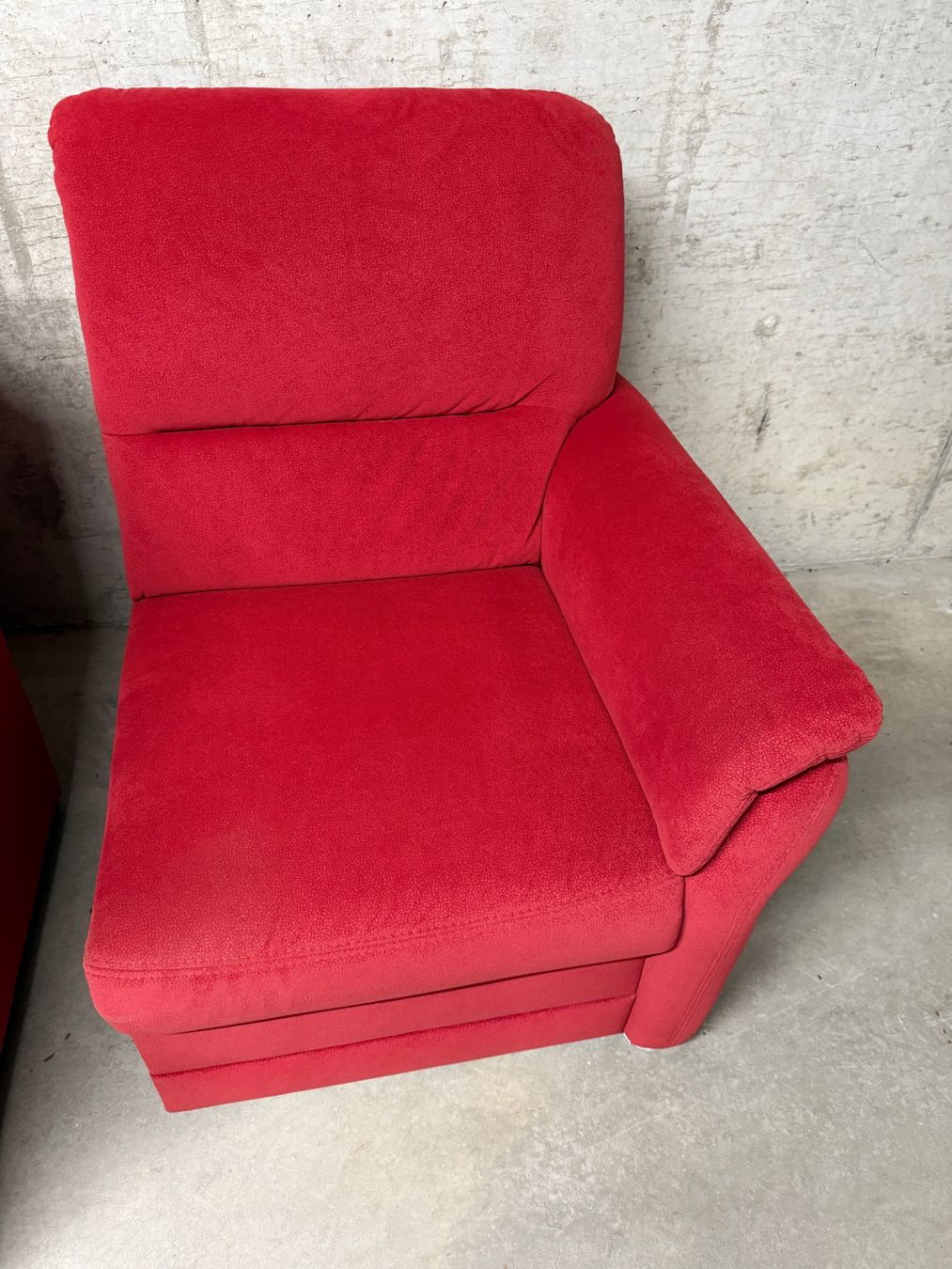 Divani: Edles rotes LIPO Ecksofa, echtes Alcantara – Usato da Seewil venduto da postmaster77 6
