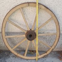 Holzrad-Wagenrad ca. 63 cm Durchmesser gebraucht rustikal