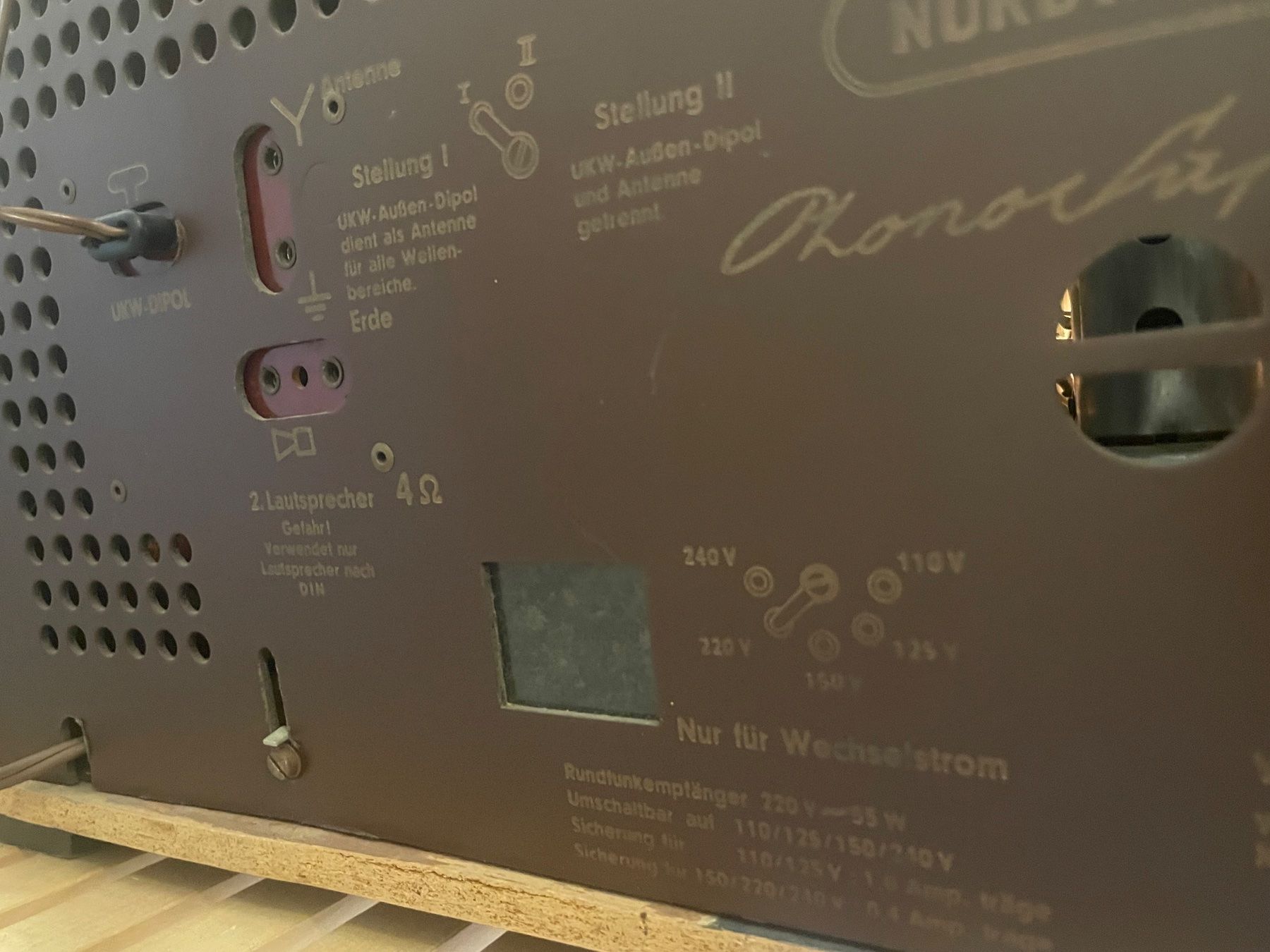 Nordmende Radio: Nordmende 3D Phonosuper 56 – Usato da Hergiswil NW venduto da natejuke 5