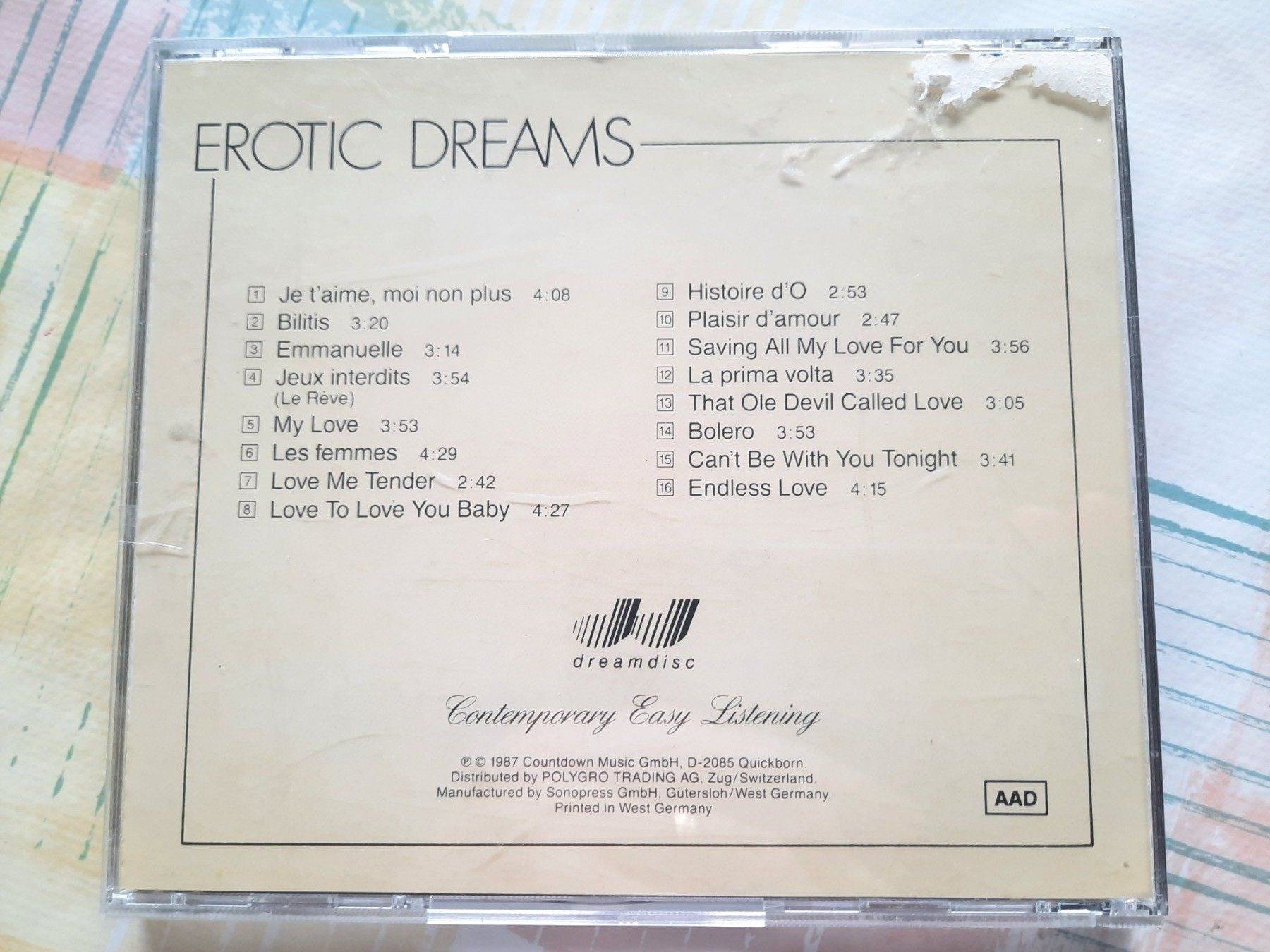 CDs: CD Erotic Dreams - Compilation 1987 – D'occasion à Pully par bro_n52j 3