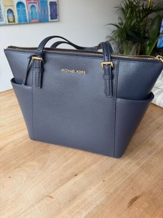 Michael Kors Tasche Shopper, Dunkelblau, Neuwertig! Original