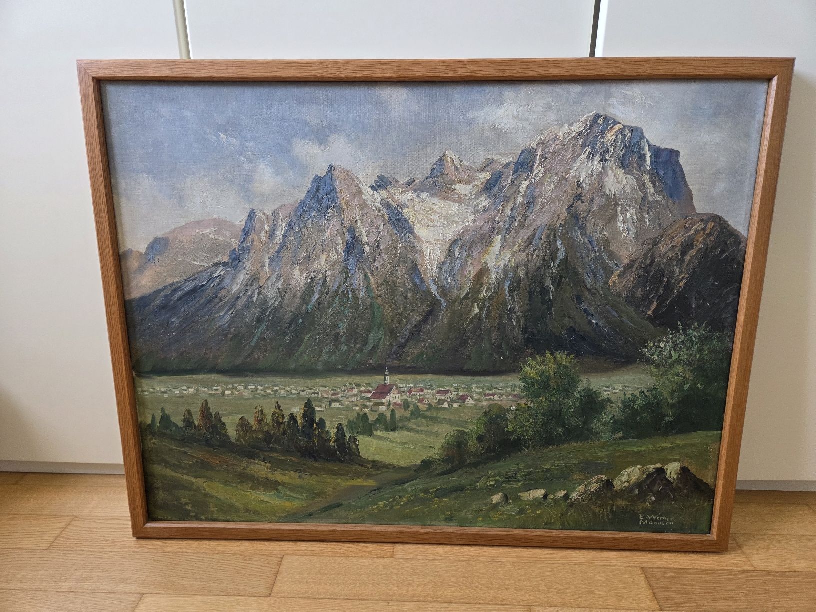 Dipinti: Berglandschaft - Gemälde von E. Werner – Usato da Buchrain venduto da SeleucusNicator 1