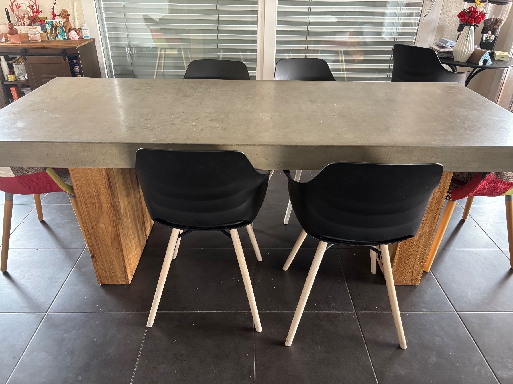 Tavoli: Table Béton et bois – Usato da Courtion venduto da joh_bx8m