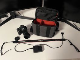 Canon EOS R10 inkl. Kitobjektiv, Tasche & Zubehör