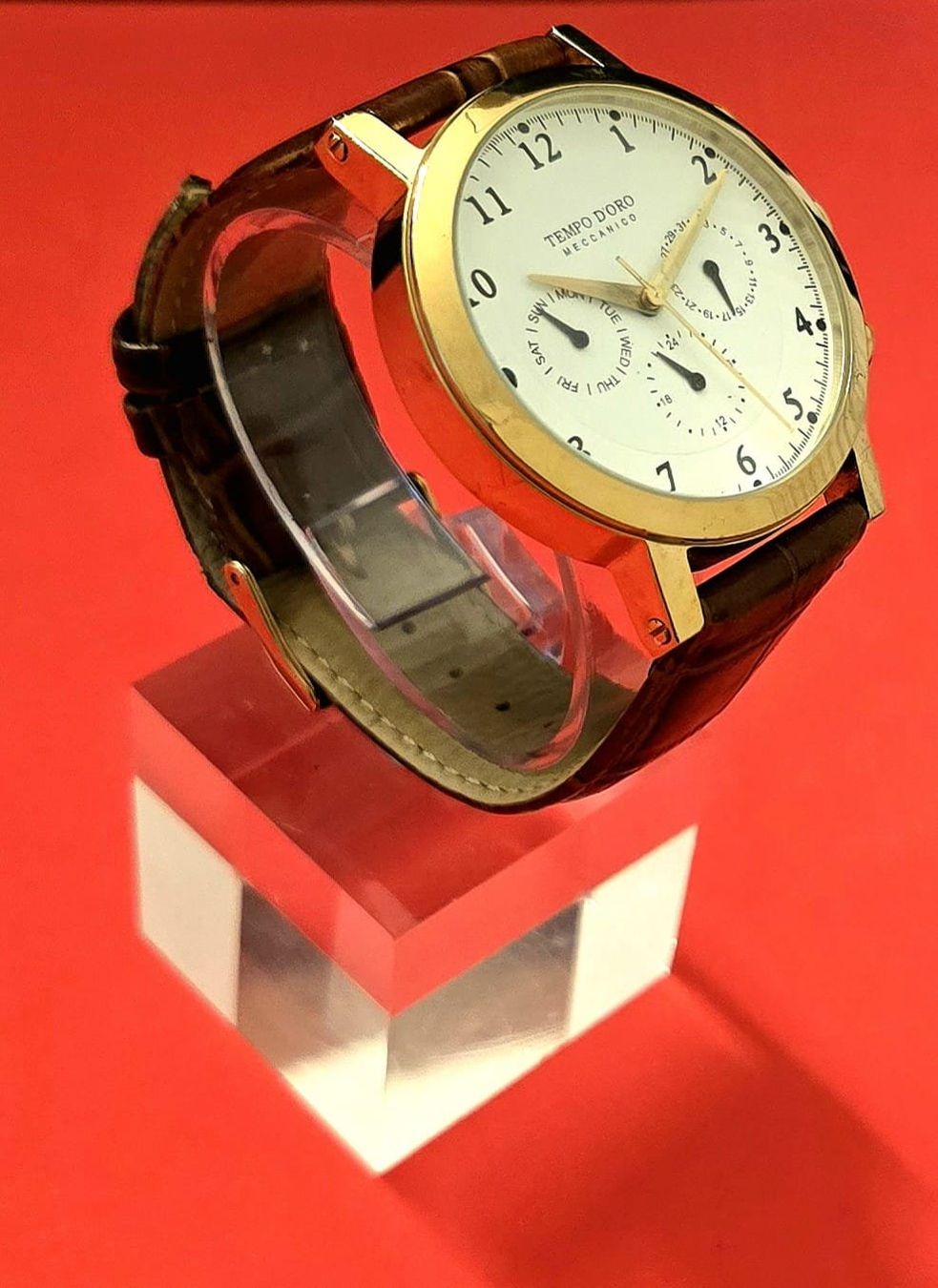 Tissot Uhren: TEMPO DORO MECCANICO AUTOMATIC CHRONOGRAPH HERREN UHR – Gebraucht aus Neftenbach von Taschen-Uhren 1