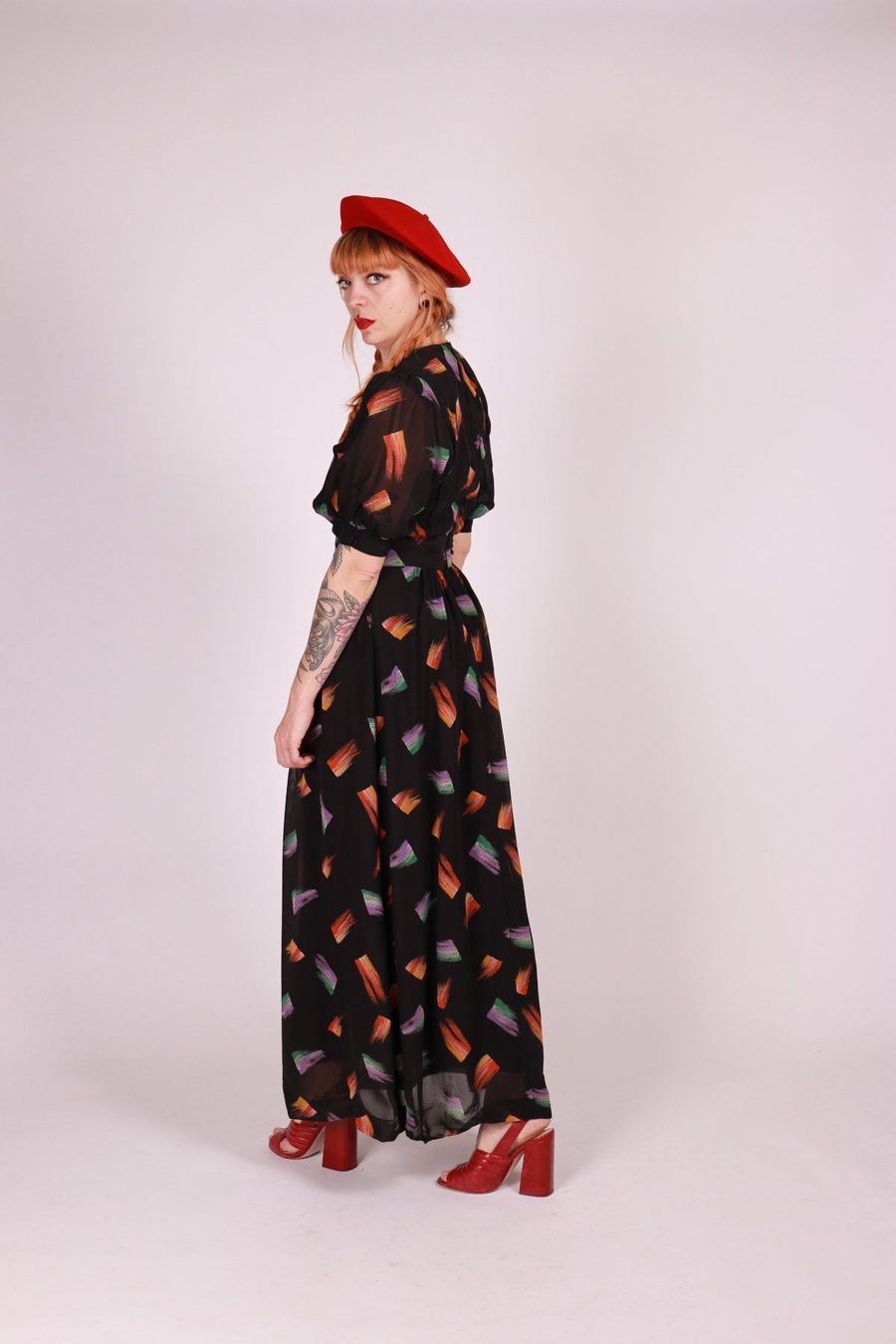 Vestiti: 1970er Maxi Kleid - Gr.S – Usato da Hombrechtikon venduto da BAZ-Vintage 4