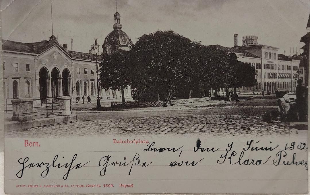 Cartes postales: BERN - Bahnhofplatz - 1902 – D'occasion à Delémont par Domdom1