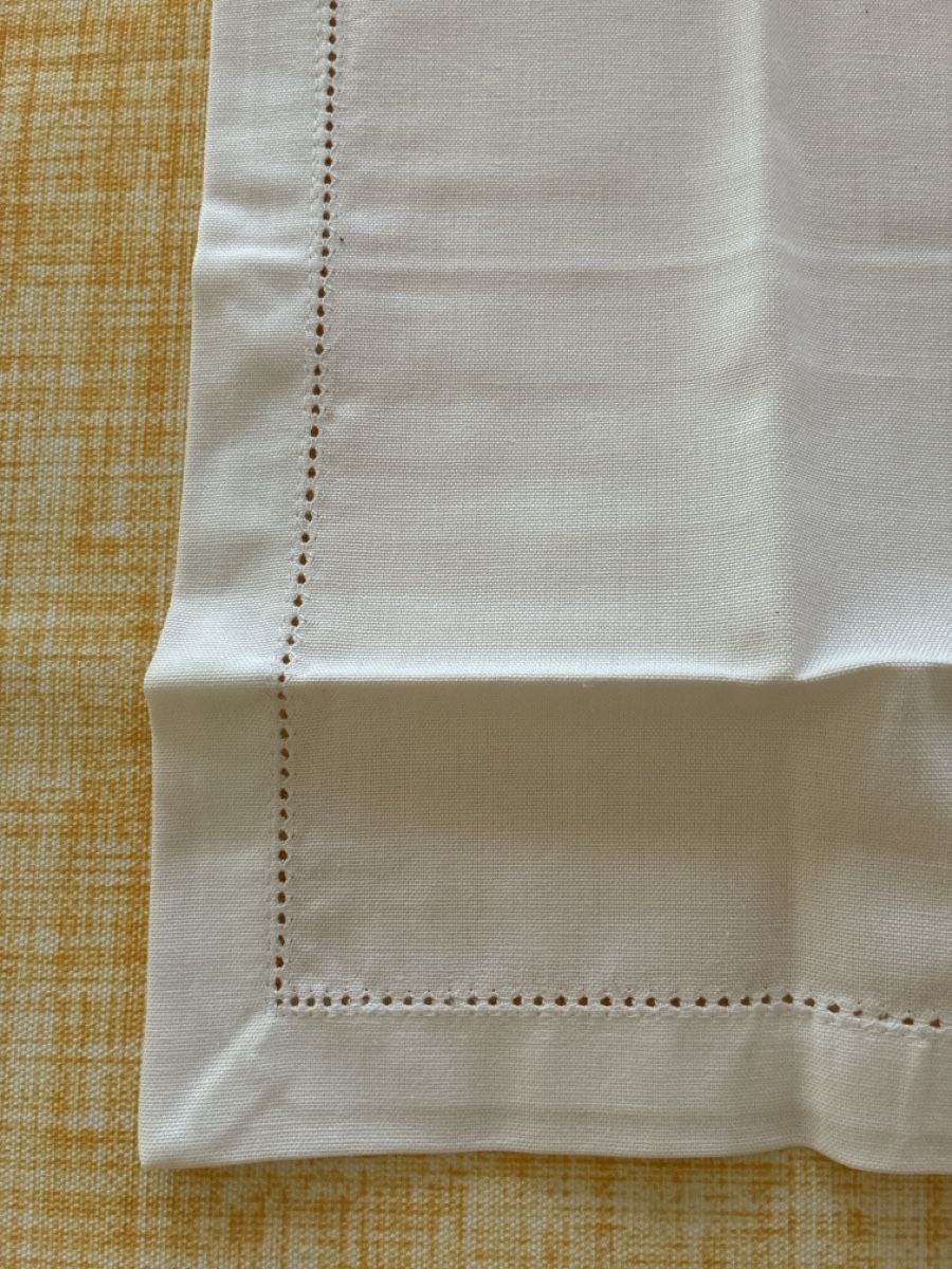 Tessuti: Tablecloth Set White Linen 6 Napkins Used Condition – Nuovo (secondo la descrizione) da Basel venduto da dal_r7dw 2