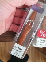 Uhrenarmband Echtleder 16mm braun Lederarmband